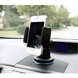 SmartCradle Windshield and Dashboard Car Mount Holder Bracket for Smartphones, including All iPhones, All Samsung Galaxies, Galaxy Edges and Galaxy Notes, LG G4, LG G5, LG V10, Nexus 5X, Nexus 6P, Moto X Pure, Xperia Z5, HTC One M9 and more