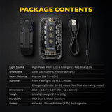 Electronic Whistle, Warninglight & Flashlight