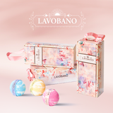 LAVOBANO Soft, Non-Irritant, Relaxing bath bomb, ROSETTA, CITRON, LA BEAUTE BUBBLE  (3 packs)