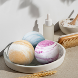 LAVOBANO Soft, Non-Irritant, Relaxing bath bomb, ROSETTA, CITRON, LA BEAUTE BUBBLE  (3 packs)