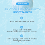 LAVOBANO Soft, Non-Irritant, Relaxing bath bomb, ROSETTA, CITRON, LA BEAUTE BUBBLE  (3 packs)