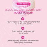 LAVOBANO Soft, Non-Irritant, Relaxing bath bomb, ROSETTA, CITRON, LA BEAUTE BUBBLE  (3 packs)