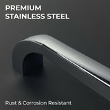 Bathroom Towel Bar – 20" Chrome-Finished Stainless Steel Wall Mount Rack with Mounting Kit – Rust-Resistant, Modern Design for Bathroom, Toilet, or Sink Area