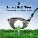 Birdie1 Smart Golf Tees (Long Tees+Short Tees) 4P (Yellow+Green+Blue+Orange), Gift Set