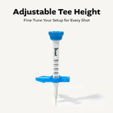 Birdie1 Smart Golf Tees (Long Tees+Short Tees) 4P (Yellow+Green+Blue+Orange), Gift Set