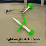 Birdie1 Smart Golf Tees (Long Tees+Short Tees) 4P (Yellow+Green+Blue+Orange), Gift Set