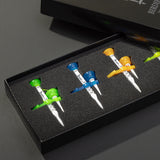 Birdie1 Smart Golf Tees (Long Tees+Short Tees) 4P (Yellow+Green+Blue+Orange), Gift Set