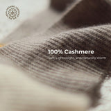ERKHES CASHMERE 100% MUFFLER POINT (3 colors)