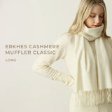 ERKHES CASHMERE MUFFLER CLASSIC LONG (3 colors)
