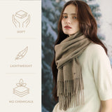 ERKHES CASHMERE MUFFLER CLASSIC LONG (3 colors)