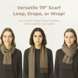 ERKHES CASHMERE MUFFLER CLASSIC LONG (3 colors)