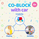 Co-Block with car (10pcs)