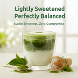 Coffee Bean Matcha Latte Sticks, 8 Single-Serve Packets – Made with Jeju Matcha for a Smooth, Balanced Green Tea Latte – Enjoy Hot or Iced