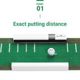 InBirdie Tempo Putting mat with a Digital Feedback on Putting Swing Tempo and Distance and Direction, Free Fun Game app, Putting Green Training aid