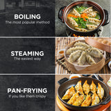 DAMDUONE Vegan Vegetable Dumplings 14.8 oz per bag, 4 pack