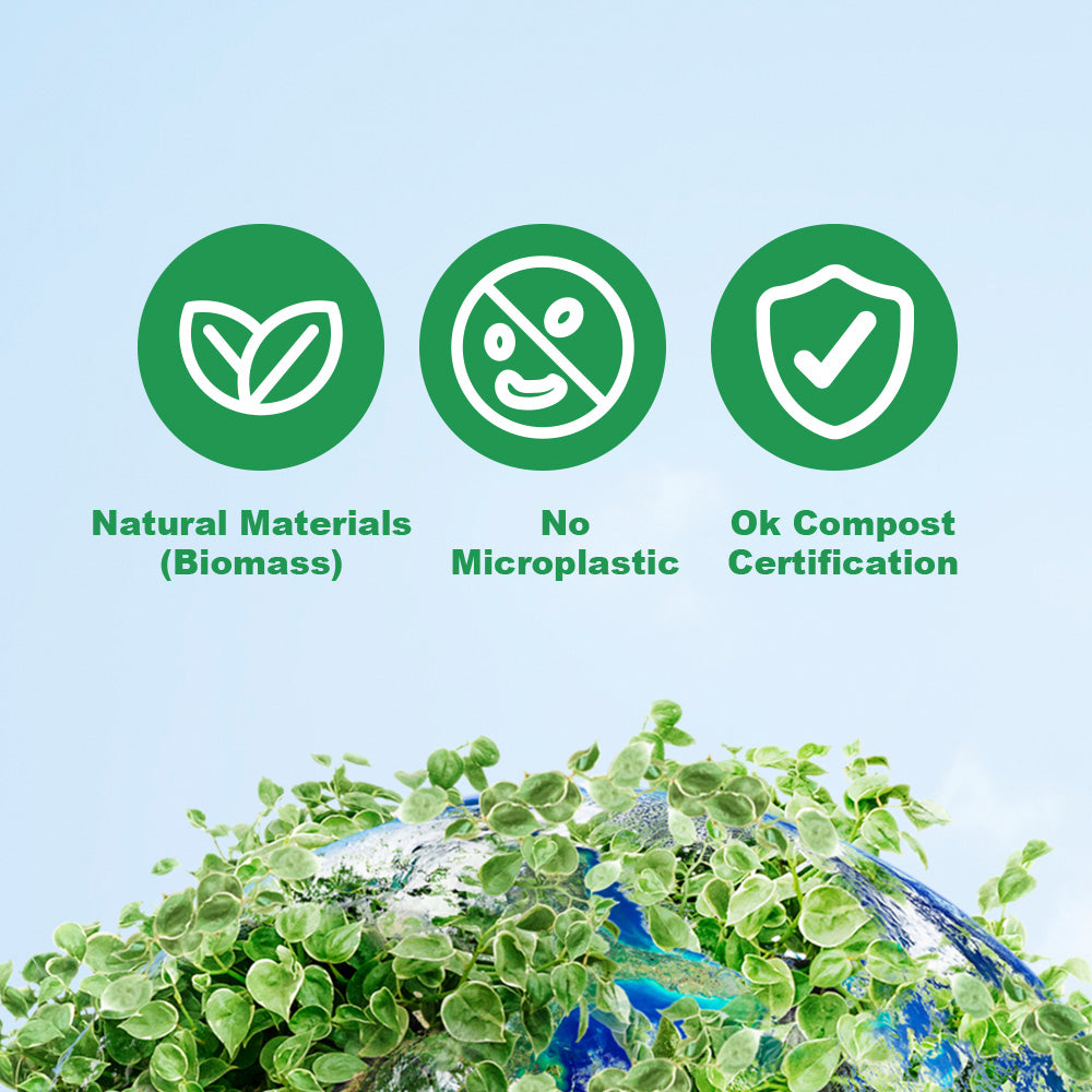 GreenHabit Sensitive Shower Ball - Biomass (PLA100%)  No microplastic