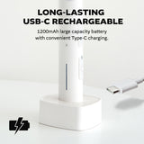 Battery-Powered Rechaegeable  Electric 2-in-1 Bug  Swatters & Zapper