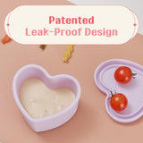 LOVEAT Heart Bowl 8.5 fl oz (250ml) – Leak-Proof Baby Container-6 Colors