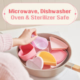 LOVEAT Heart Bowl 8.5 fl oz (250ml) – Leak-Proof Baby Container-6 Colors