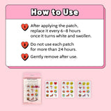 CATCH ME PATCH Emoticon Holiday Vibes – Hydrocolloid Pimple Patch with Fun Holiday Designs, Ultra-Thin & Waterproof, 36 Spot Covers