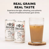 Korean Vegan Oat Drink with Beta-Glucan – Plant-Based Protein & Cholesterol Support (15 Cans × 180 ml / 6.08 fl oz)