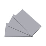 VER-Q Metal Tile Glossy White (50 sheets) (Glossy White,Light Gray 2 colors)