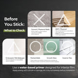 VER-Q Metal Tile Glossy White (50 sheets) (Glossy White,Light Gray 2 colors)