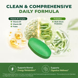 MEMORYTURN Ginkgo Biloba & Lion's Mane Mushroom Dietary Supplement, Memory & Circulation Support, Vitamin B Complex, Probiotics, 30-Day Supply