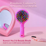 Rainbow volume S brush (Medium Black)-5 colors