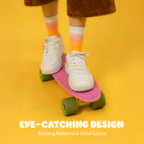 Michelo Learns DESIRE Let’s Rock 2 – Statement Socks / Unisex, Yellow