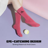 Michelo Learns DESIRE Let’s Rock 4 – Statement Socks / Unisex, Pink