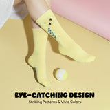 Michelo Learns DESIRE Let’s Rock 3 – Statement Socks / Unisex, Light Yellow