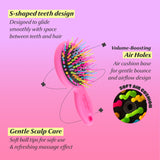 Rainbow volume S brush (Mini Black)-2 colors