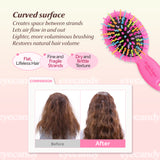 Rainbow volume S brush (Mini Black)-2 colors