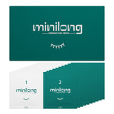 Minilong Eyelash Perm (1st Agent, 2nd Agent: 1g each - 10 Sets) - gentle, low-odor, irritation-free formula with naturally derived ingredients for safe, long-lasting curls