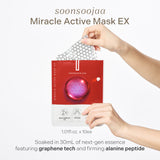 Soonsoojaa Miracle Active Mask EX 30ml / 1.01fl.oz. x 10ea #15-Minute Miracle: Microcurrent Masks with Bioelectricity