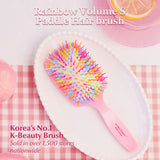 Rainbow volume S paddle brush (Black)-5 colors