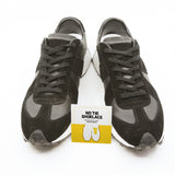 Honey Duck Silicone No Tie Shoelace Anchors - Lace Lock Clip, Fits All Shoelace for 2 Pairs of Shoes, 4 pcs (White/Black)