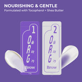 ORG Brow Lift Perm (1st Agent, 2nd Agent: 1g each - 10 Sets) - Non-drip, low-irritation, odor-reducing formula for safe brow lifting