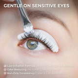 ORG Eyelash Perm (1st Agent, 2nd Agent: 1g each - 10 Sets) - Non-drip, fast-softening, low-irritation formula for safe and long-lasting curls