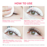 ORG Eyelash Perm (1st Agent, 2nd Agent: 1g each - 10 Sets) - Non-drip, fast-softening, low-irritation formula for safe and long-lasting curls