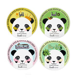 LOOK AT ME Panda Hydrogel Eye and Smile Patches, 30 pairs (4 Types)