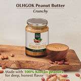 OLHGOK 100% Korean Peanut Butter Crunchy – Net Wt. 7 oz (200g)