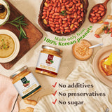 OLHGOK 100% Korean Peanut Butter Crunchy – Net Wt. 7 oz (200g)