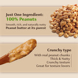 OLHGOK 100% Korean Peanut Butter Crunchy – Net Wt. 7 oz (200g)