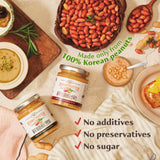 OLHGOK 100% Korean Peanut Butter Smooth – Net Wt. 7 oz (200g)