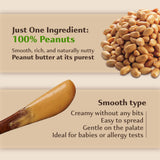 OLHGOK 100% Korean Peanut Butter Smooth – Net Wt. 7 oz (200g)