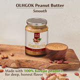 OLHGOK 100% Korean Peanut Butter Smooth – Net Wt. 7 oz (200g)