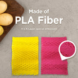 K-CORNSSIL PLA Potato Peeling Scrubber, 4pcs/pack (Pink/Yellow)