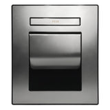 Recessed Toilet Paper Holder with Push Tray – Wall-Mounted, Chrome-Finished Stainless Steel – Space-Saving, Hygienic, Rust-Resistant for Modern Bathrooms